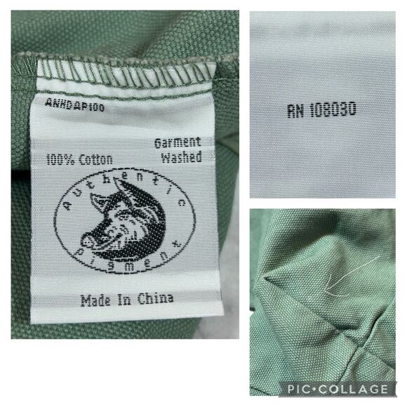 Authentic Pigment Brand Sling Bag Enzyme-Washed Muted Green Single Trap Hobo - Picture 8 of 8